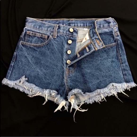 Brandy Melville Pants - Brandy Melville John Galt Jean Shorts Blue M